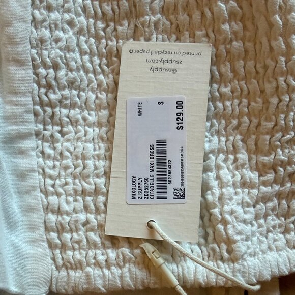 NWT Z SUPPLY CITADELLE DRESS NEVER WORN - Picture 5 of 5